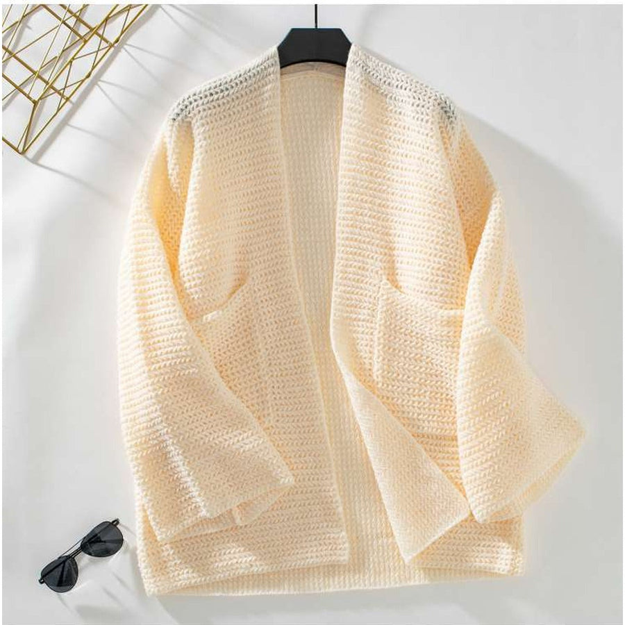 Outerwear collection featuring Womens Open Front Pocket Knit Cardigan